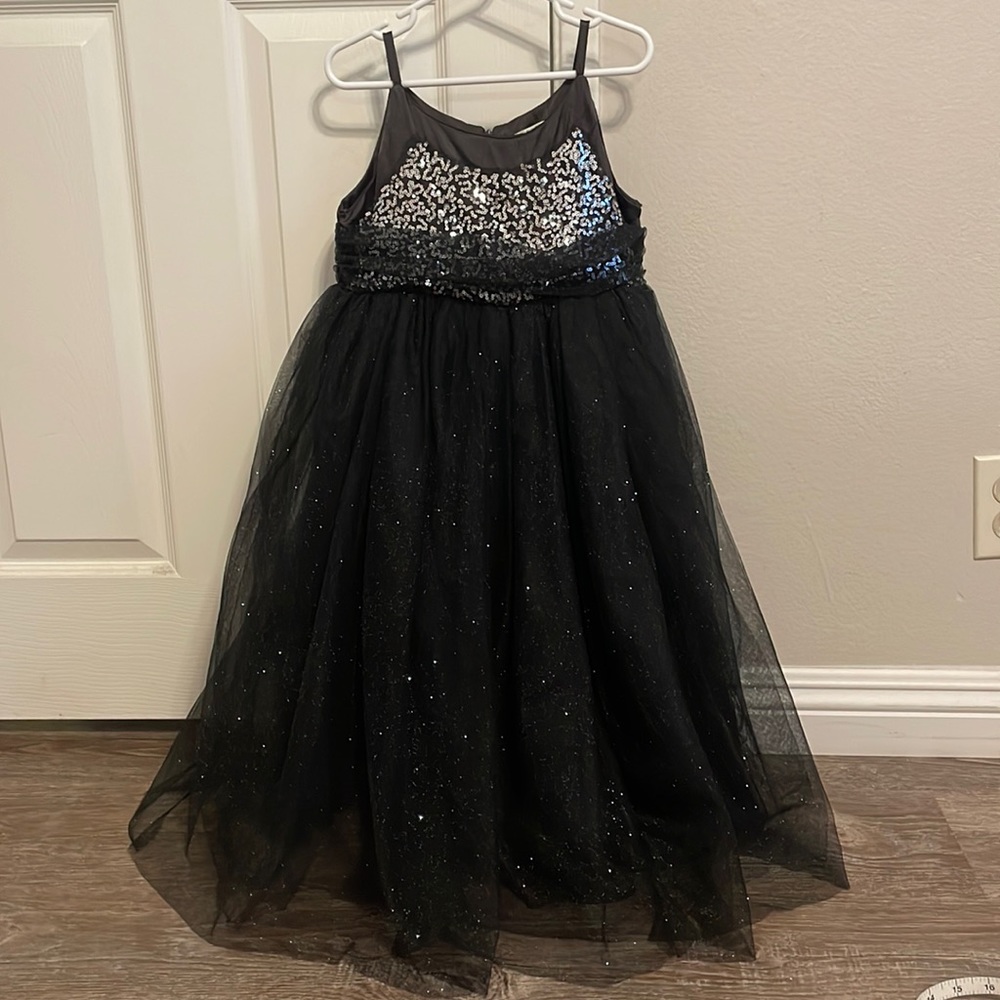 Black Sequin Dress